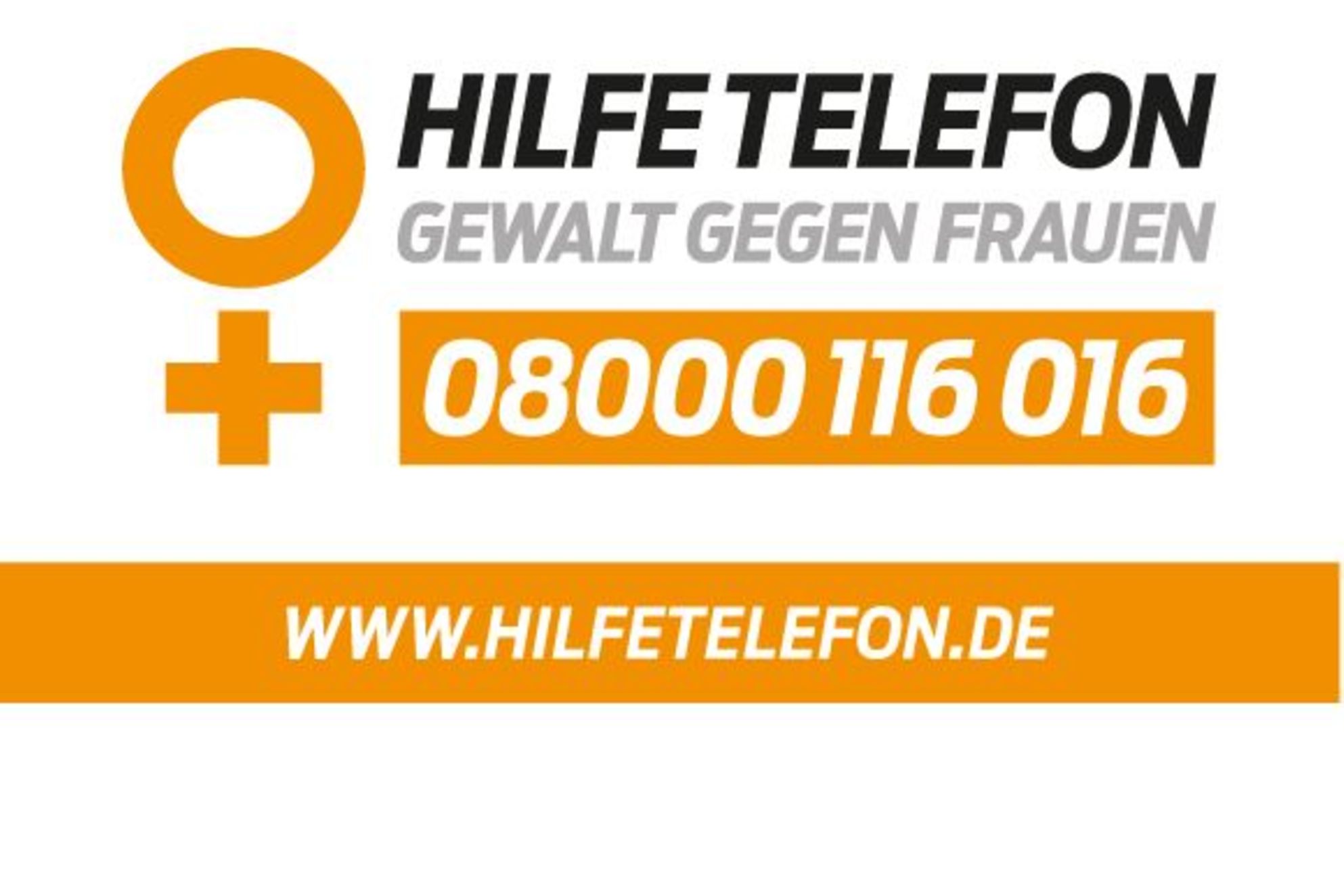 Hilfe Telefon Gewalt gegen Frauen 08000 116016